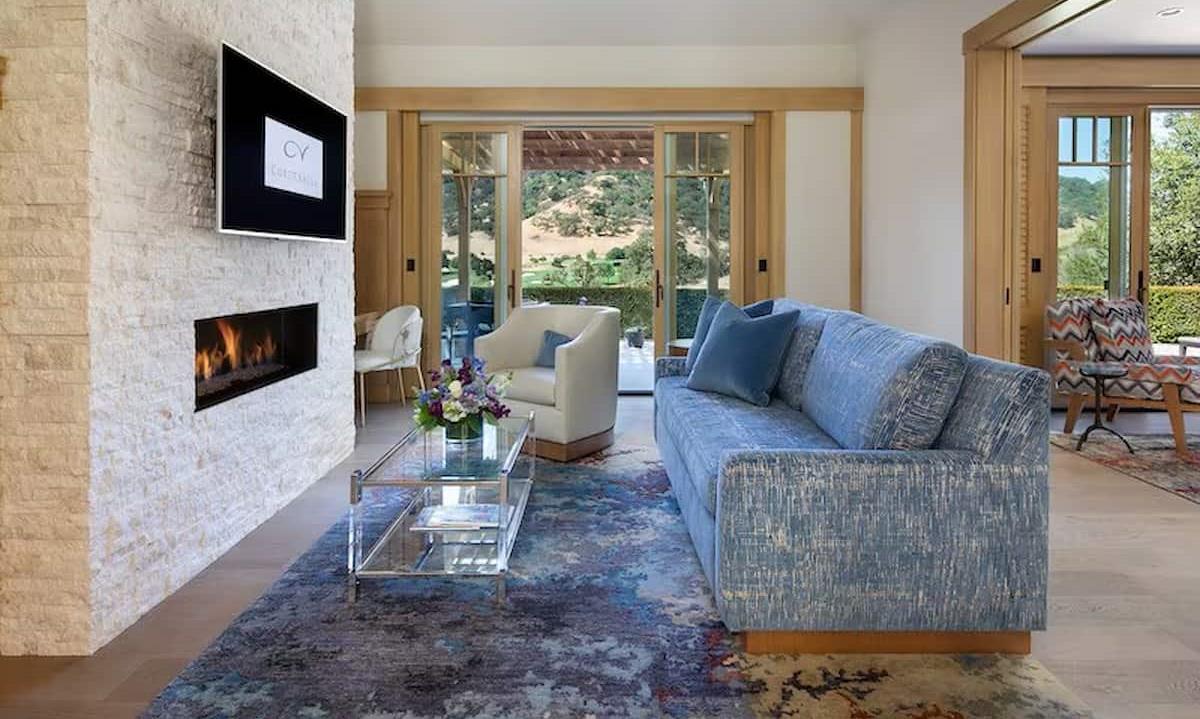 living room view